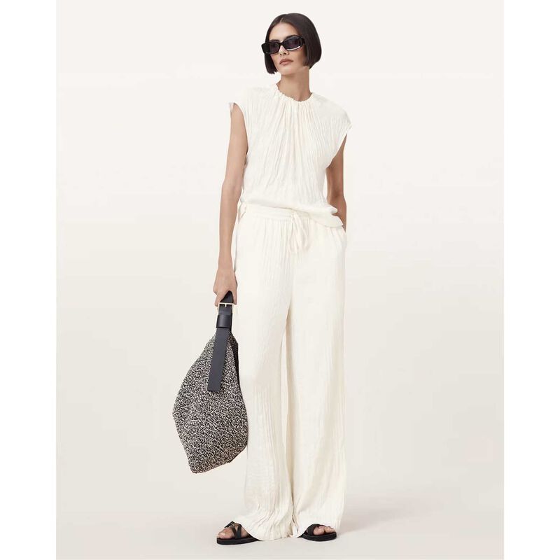 AllSaints Caramin Crinkle Leg Trousers image number 3